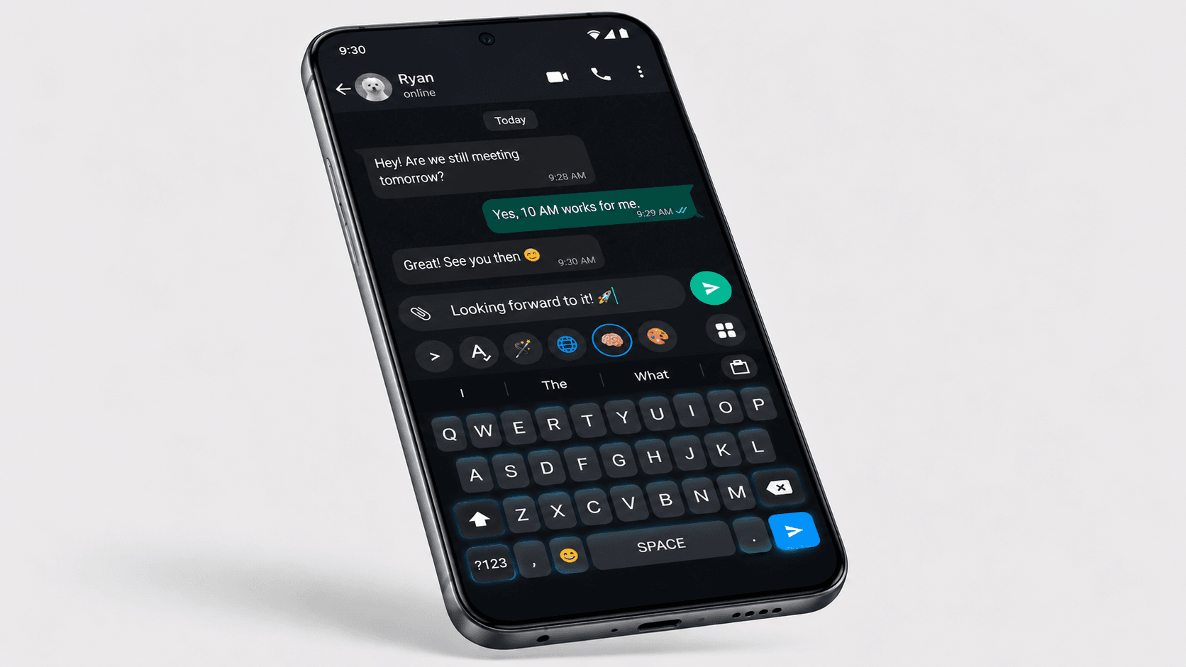 TypePilot AI Keyboard in action